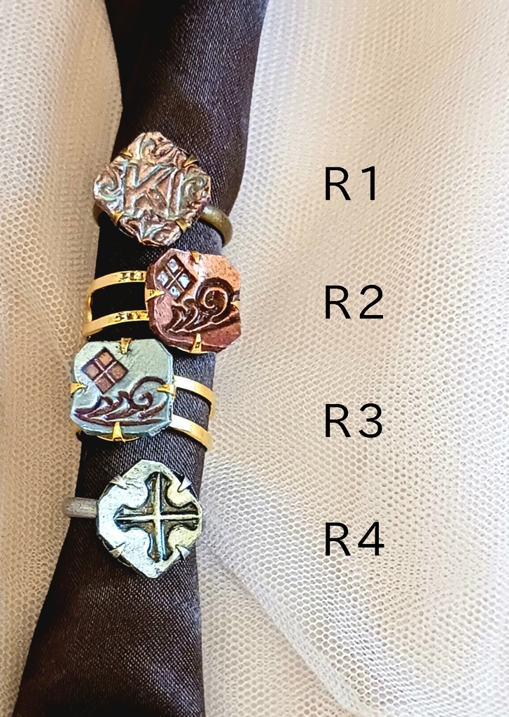 カカイル概念リング【彩刻革】