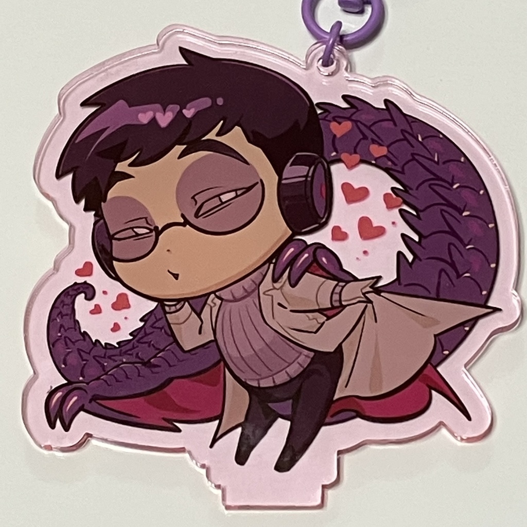 アジ アクリルキーホルダー(80mm)