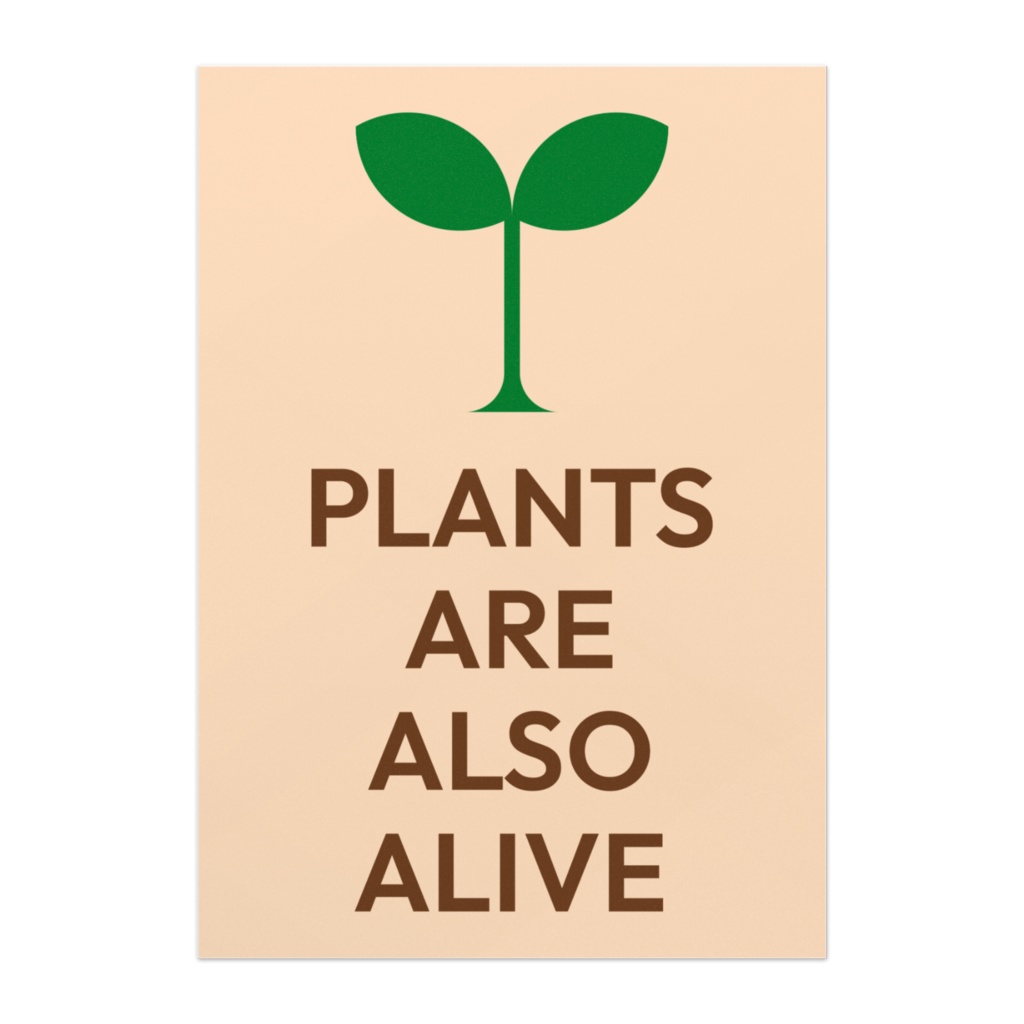 Plants are also alive