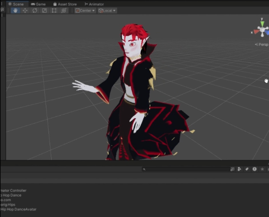 【Elric】病みかわゴシックヴァンパイア風3Dアバター Vampire gothic boy male avatar