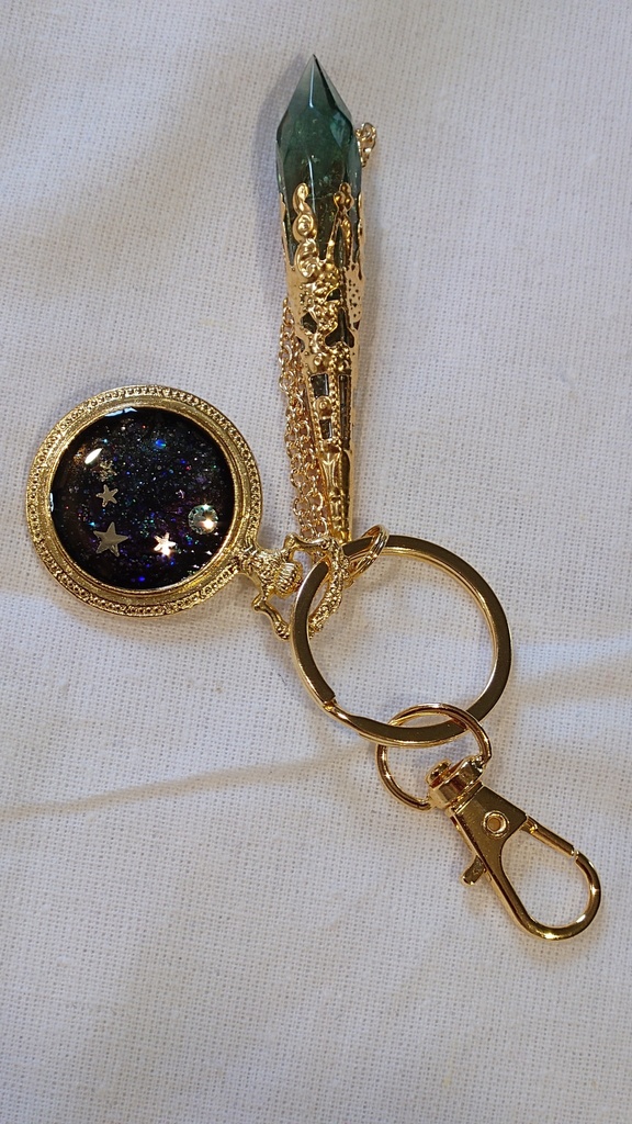 キーホルダー【星の導-翠-】