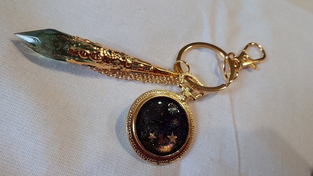 キーホルダー【星の導-翠-】