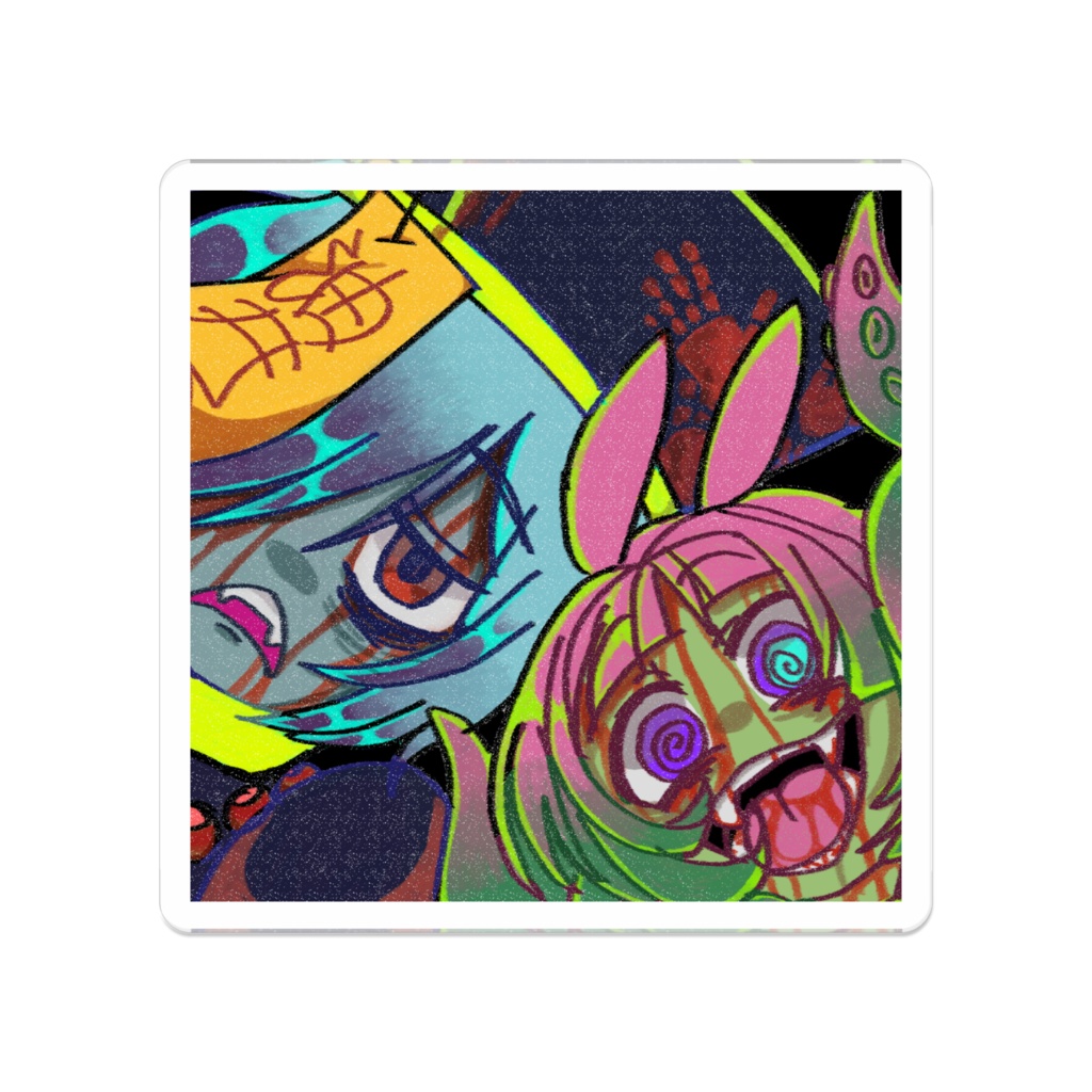 メンダコ&油井くんハロウィンバッジ
