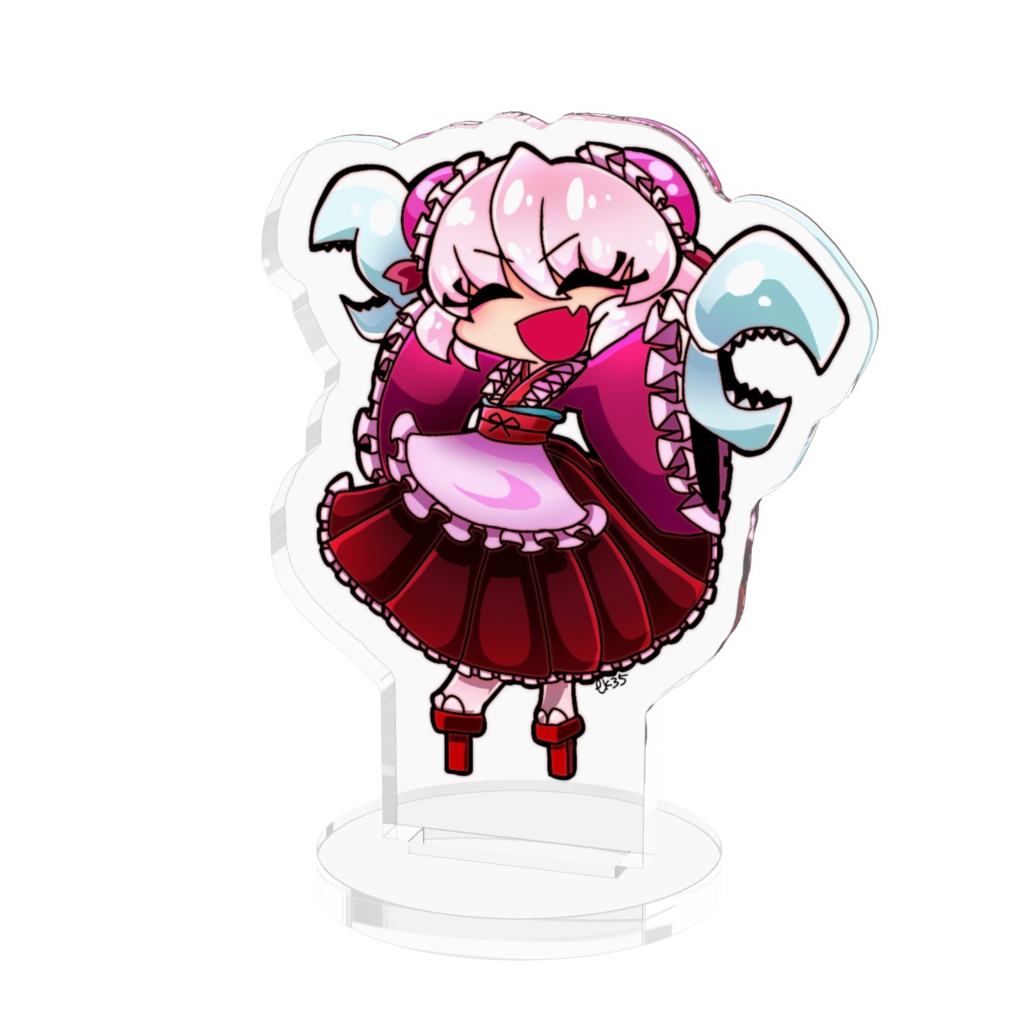 白湯原乃乃華アクリルフィギュア
