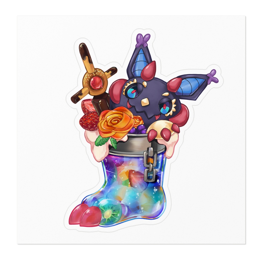 アリヲク ステッカー(コップケーキ)