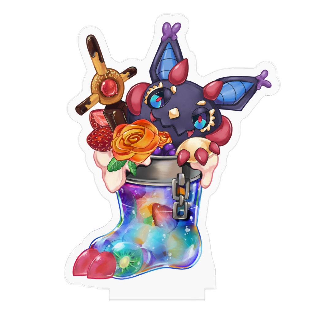 アリヲク アクリルフィギュア(コップケーキ)