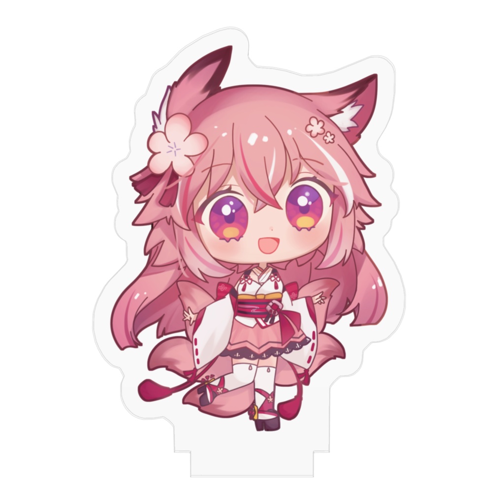 【ミニキャラ】稲守サクヤ/アクリルスタンド【隠れデザイン台座付き!?】