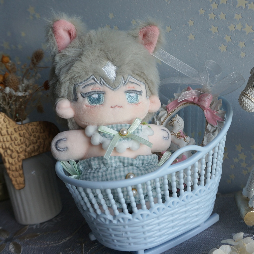 【棉花娃娃】10cm 芦毛さん【無属性ぬいぐるみ】