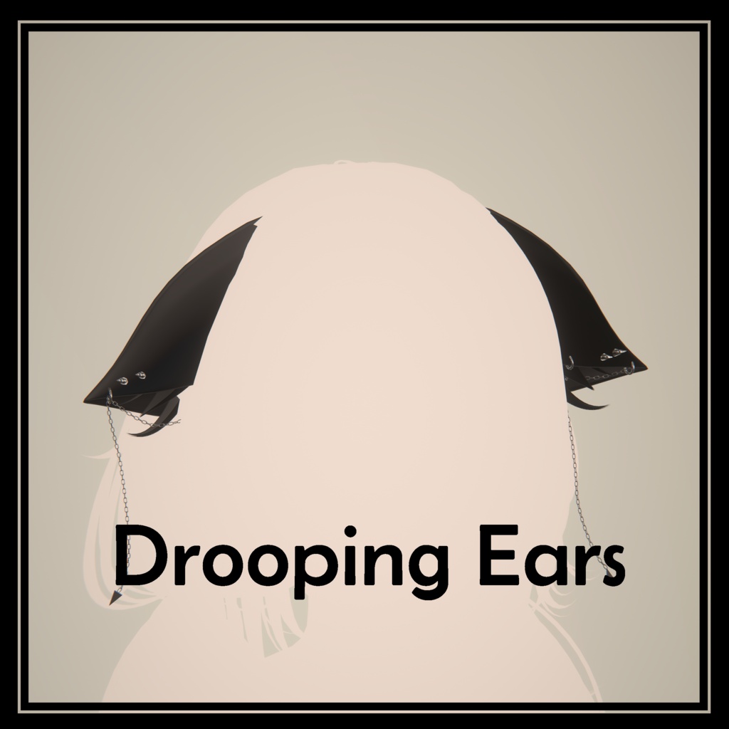 Drooping Ears|垂れ耳 〖VRChat / MA対応〗