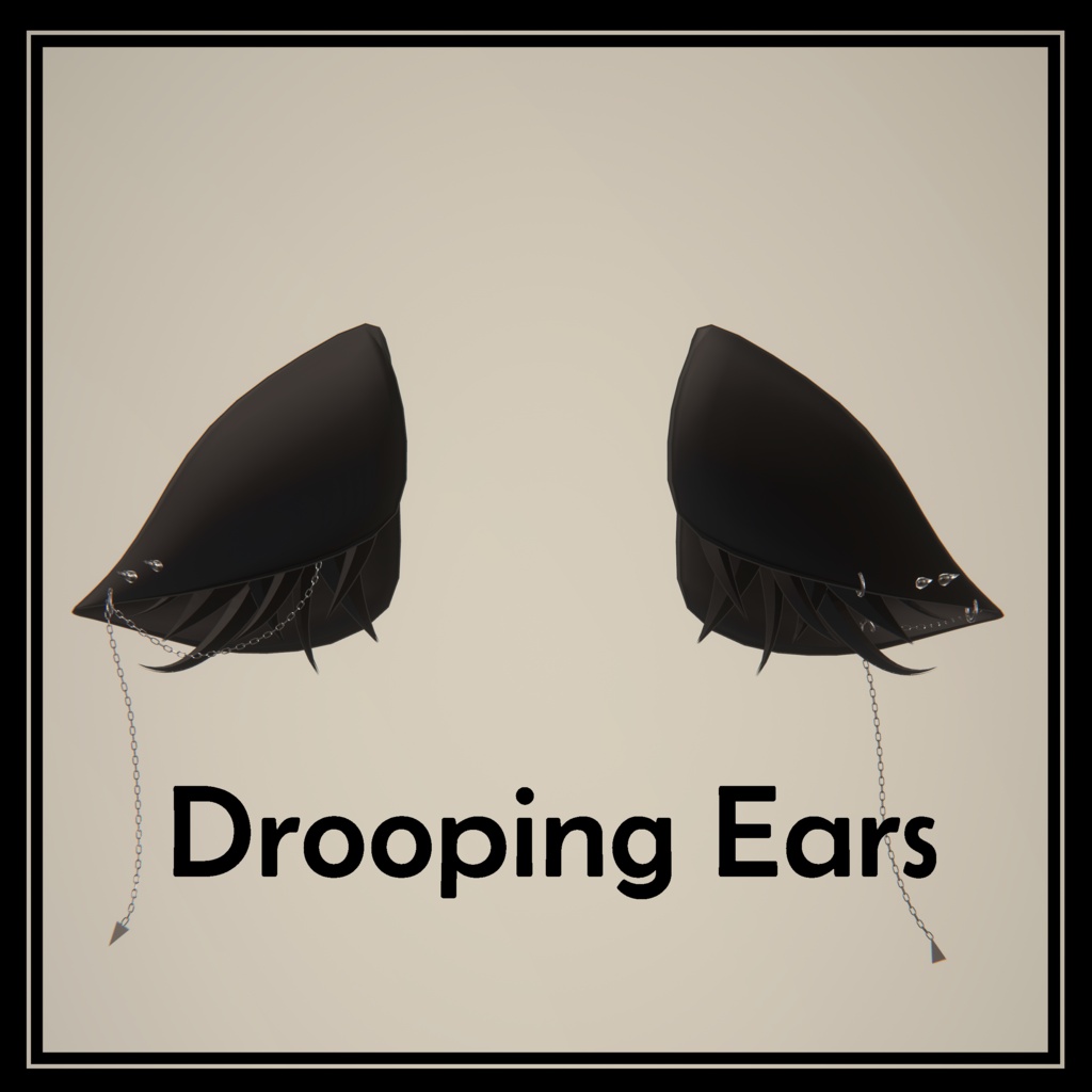 Drooping Ears|垂れ耳 〖VRChat / MA対応〗