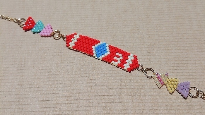 【プロメア】ガロ・リオ・クレイ ビーズブレスレット