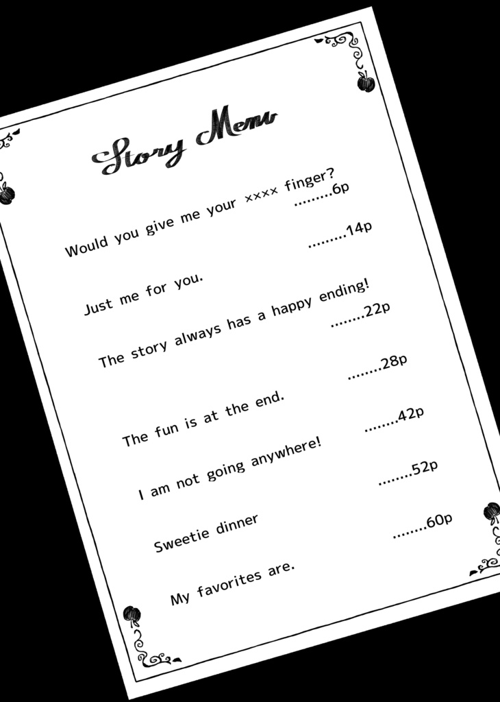 English e-book【The Creepy Stories Dinner Show】