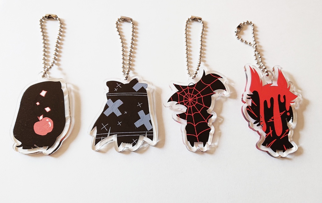 ハズビンアクリルキーホルダー