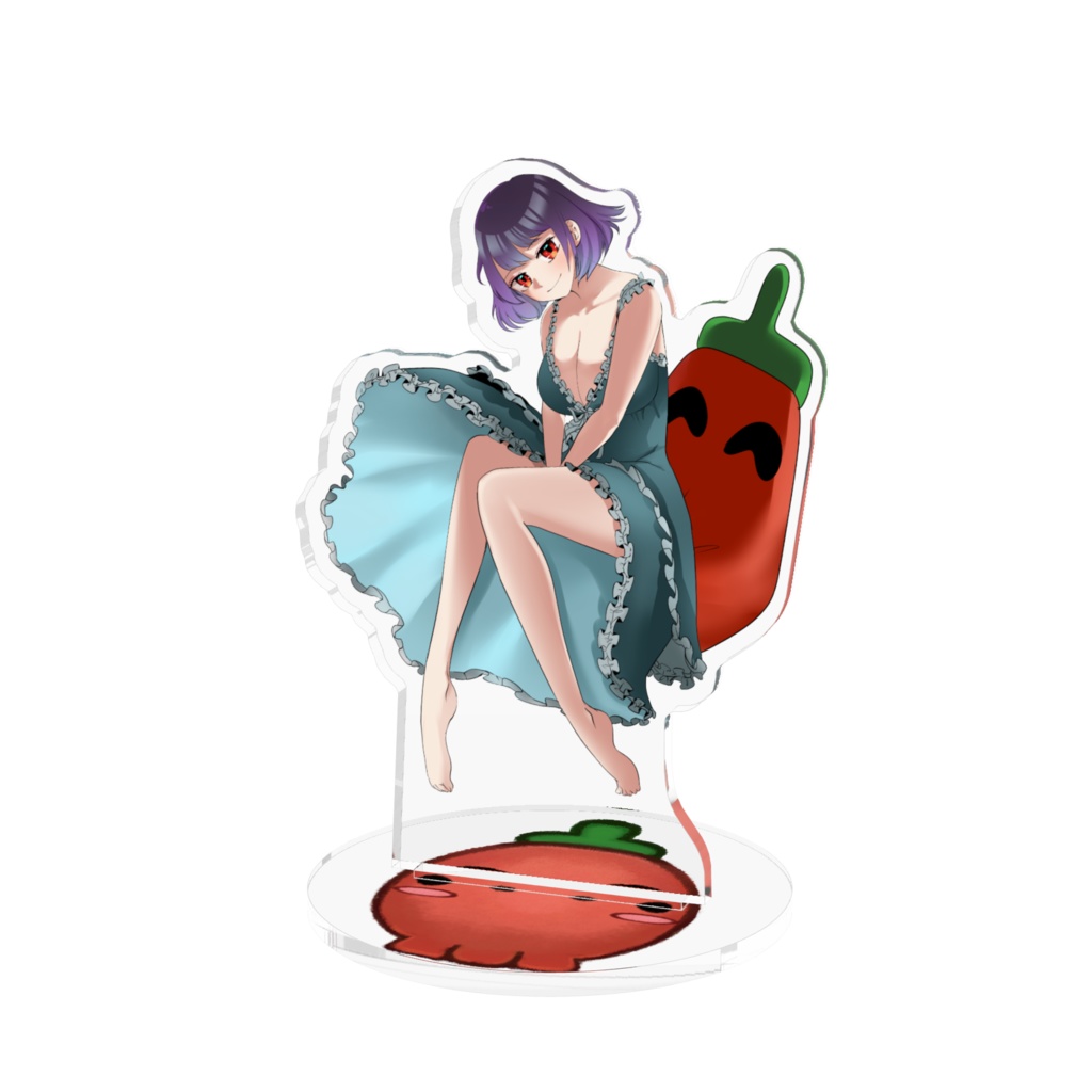 寝巻き辛子子アクリルスタンドフィギュア