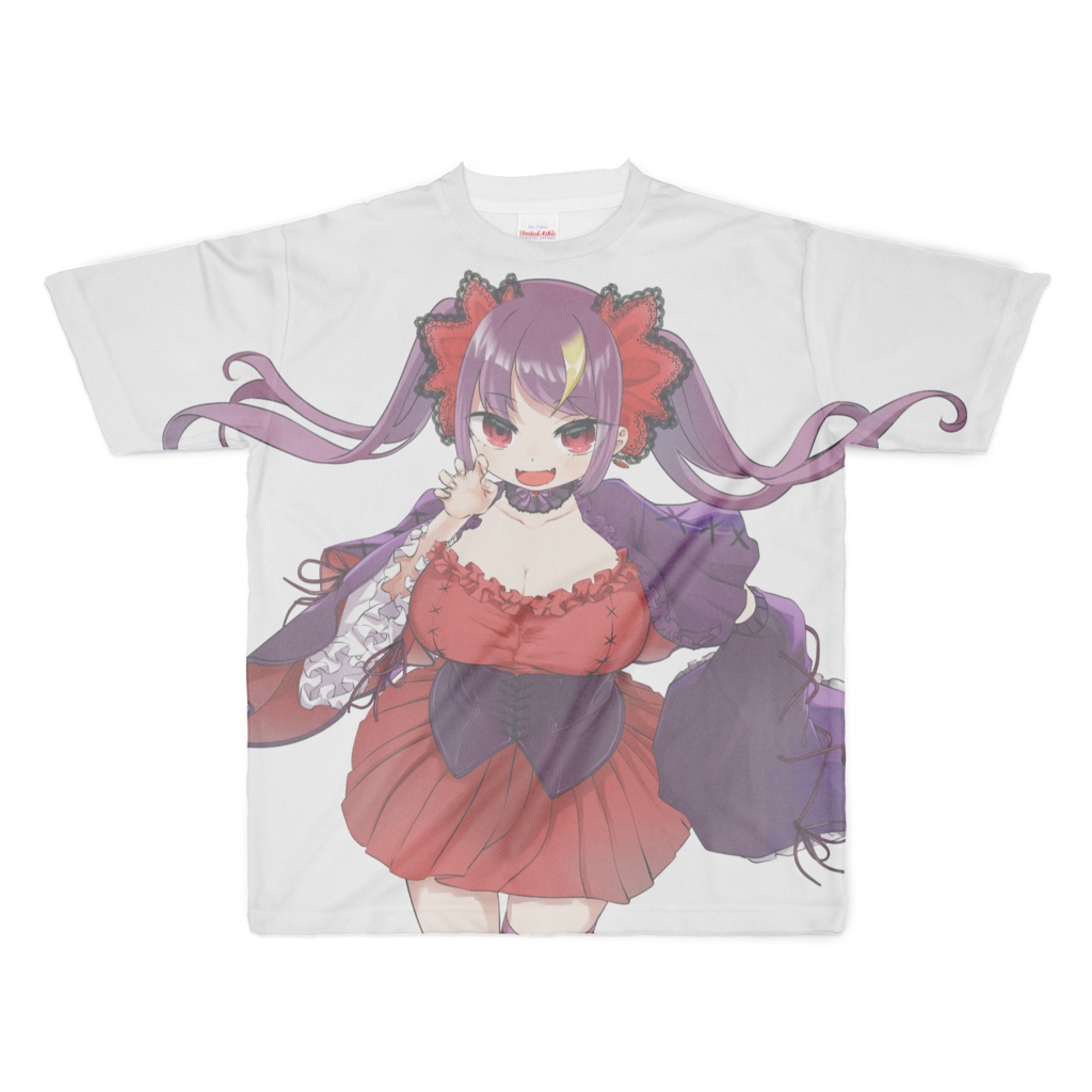 アイドル唐辛子辛子子フルグラフィックティーシャツ