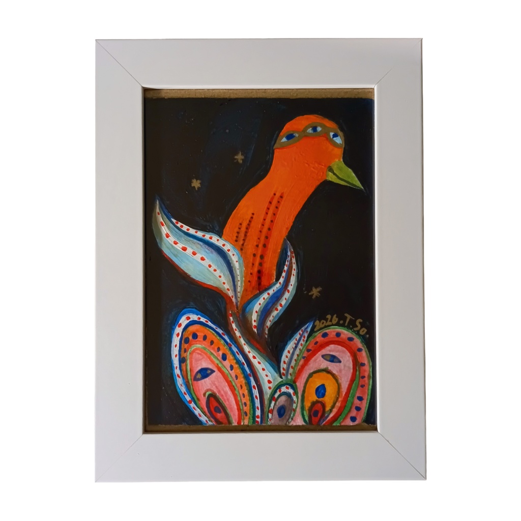 【原画】夢見る鳥