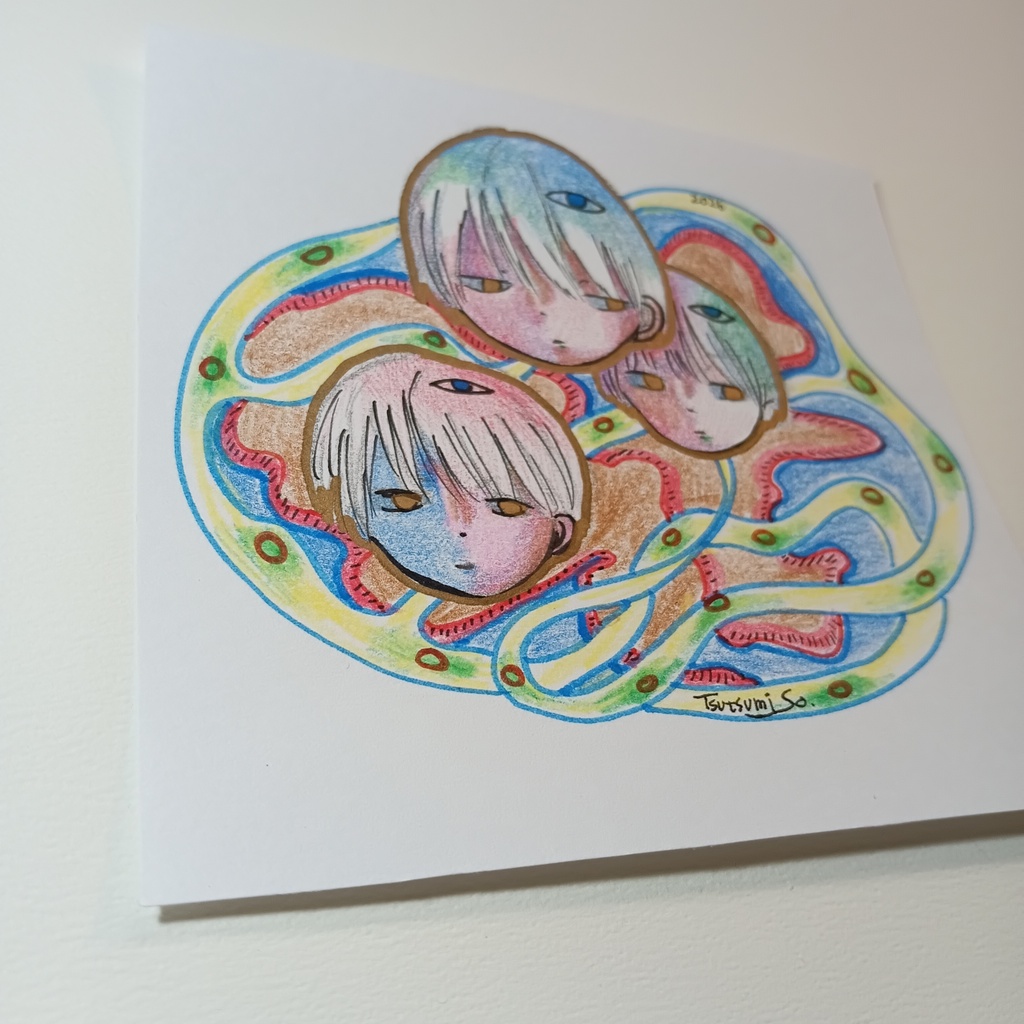 【ミニ原画】夢の入り口にいる少年