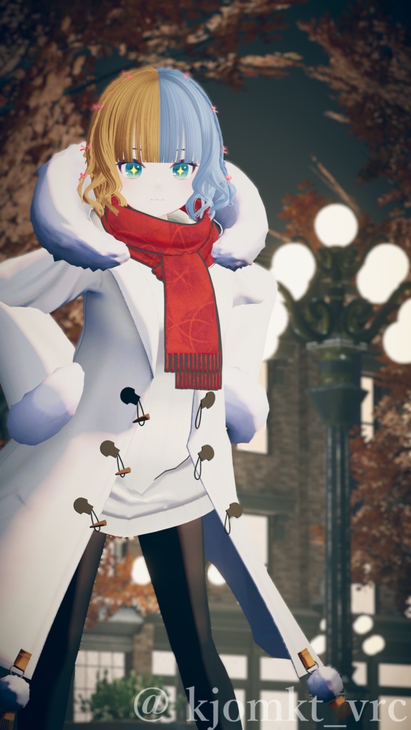【15アバター対応】Dolly୨୧Curly୨୧Hair【VRChat想定】