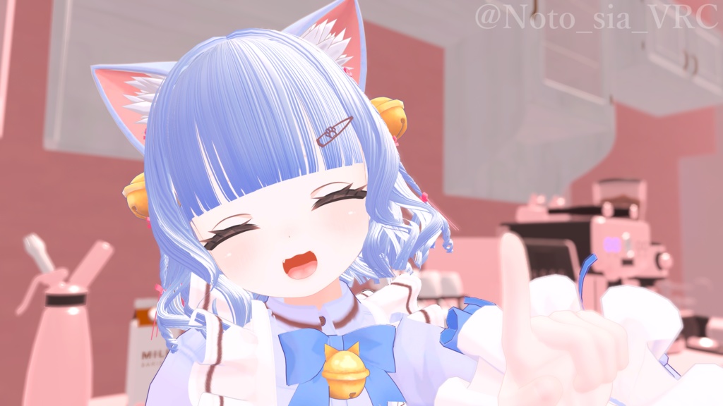 【15アバター対応】Dolly୨୧Curly୨୧Hair【VRChat想定】