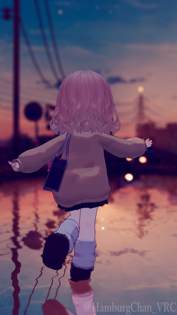 【15アバター対応】Dolly୨୧Curly୨୧Hair【VRChat想定】