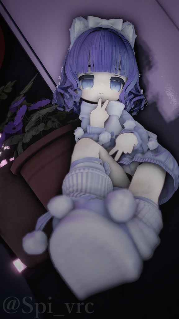 【15アバター対応】Dolly୨୧Curly୨୧Hair【VRChat想定】