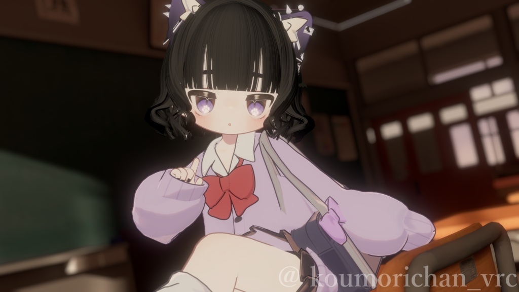 【15アバター対応】Dolly୨୧Curly୨୧Hair【VRChat想定】