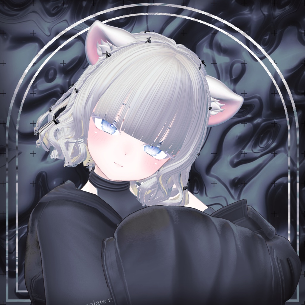 【15アバター対応】Dolly୨୧Curly୨୧Hair【VRChat想定】