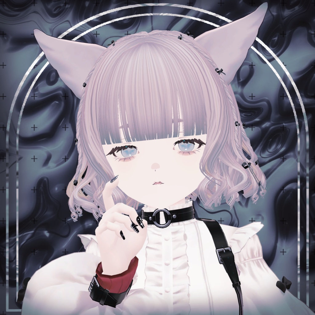 【15アバター対応】Dolly୨୧Curly୨୧Hair【VRChat想定】