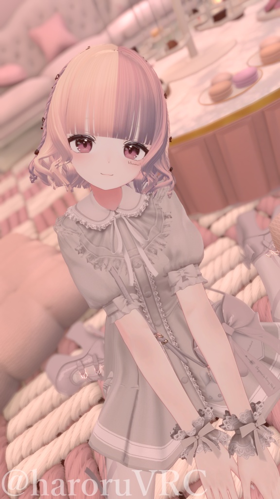 【15アバター対応】Dolly୨୧Curly୨୧Hair【VRChat想定】