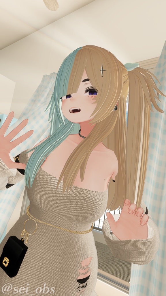 【20アバター以上対応】♥𝑮𝒚𝒂𝒖×𝑲𝒚𝒂𝒘𝒂×𝑯𝒂𝒍𝒇𝑻𝒘𝒊𝒏♥【VRChat想定】