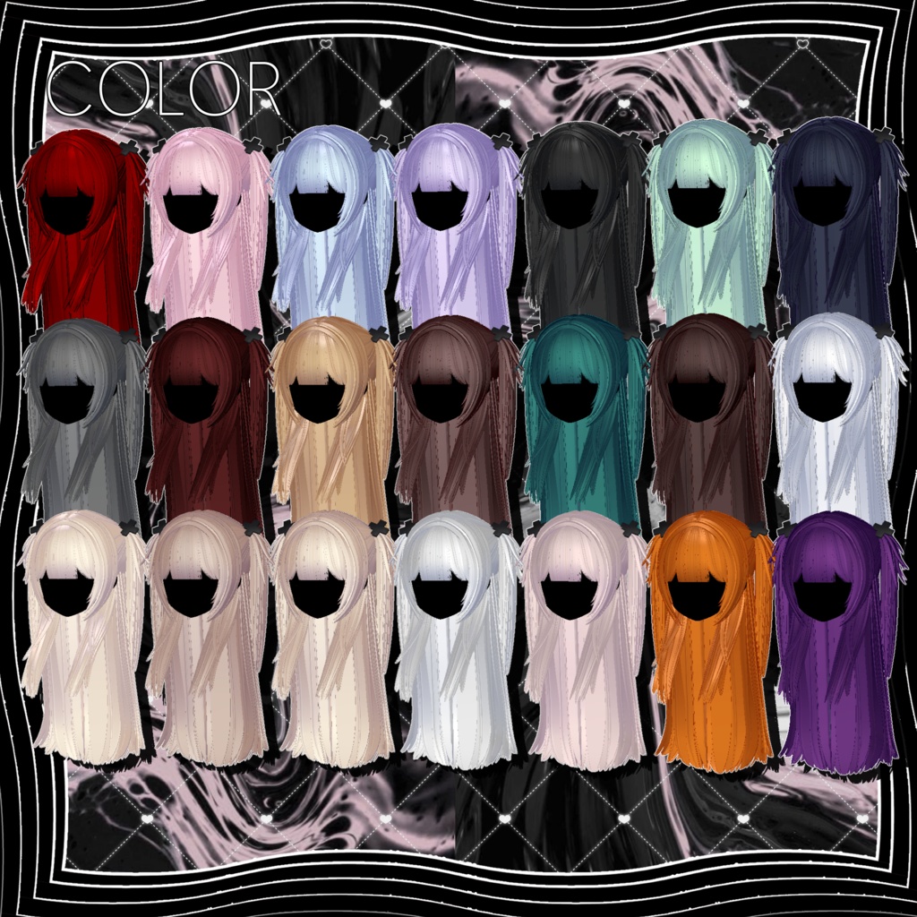 【20アバター以上対応】♥𝑮𝒚𝒂𝒖×𝑲𝒚𝒂𝒘𝒂×𝑯𝒂𝒍𝒇𝑻𝒘𝒊𝒏♥【VRChat想定】