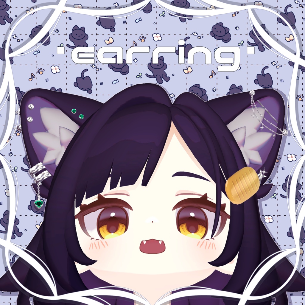 【アズキ専用】アズキちゃんおめかしセット【VRChat想定】