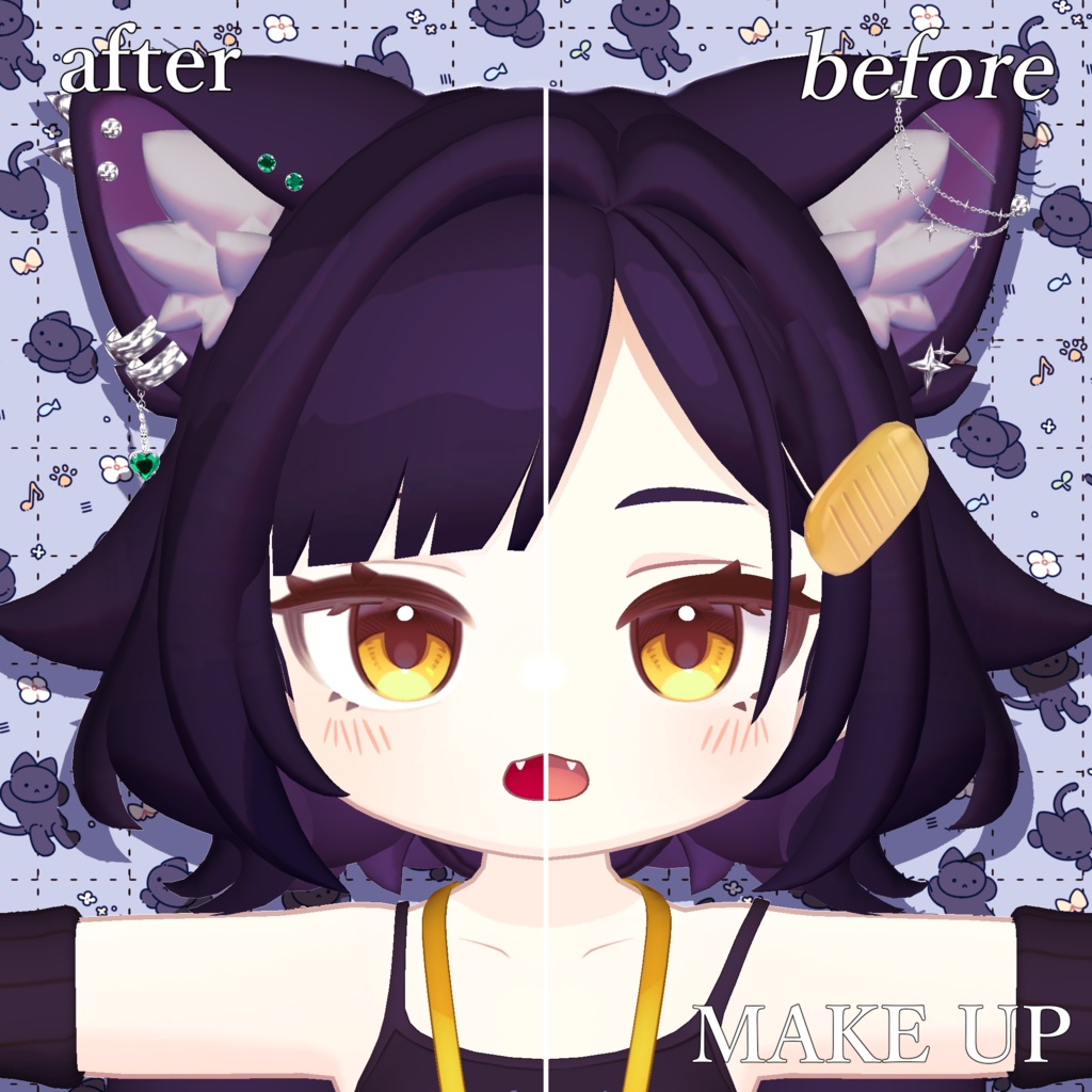 【アズキ専用】アズキちゃんおめかしセット【VRChat想定】