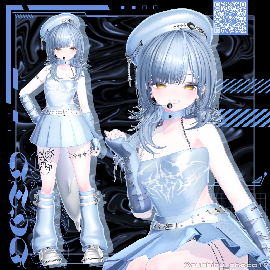 【20アバター対応】⋆。˚☽˚。⋆𝕤𝕥𝕒𝕣𝕝𝕚𝕘𝕙𝕥𝕚𝕕𝕠𝕝⋆。˚☽˚。⋆【VRChat想定】