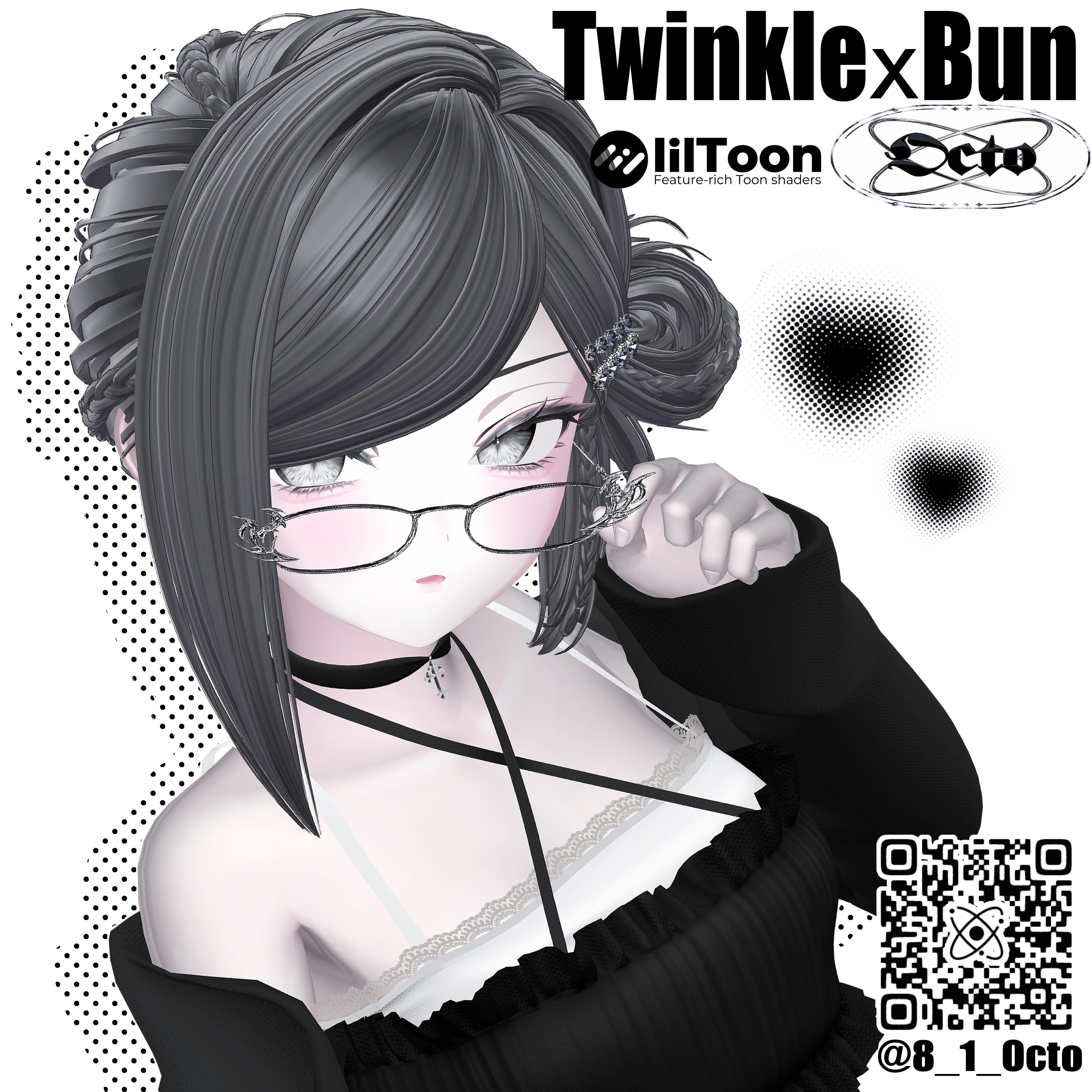 【18アバター対応】Twinkle×Bun【VRChat想定】