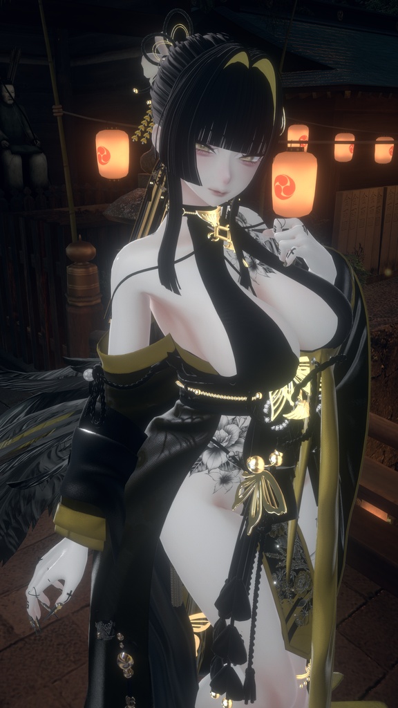 【24アバター対応】宵結‐YOIMUSUBI‐【VRChat想定】