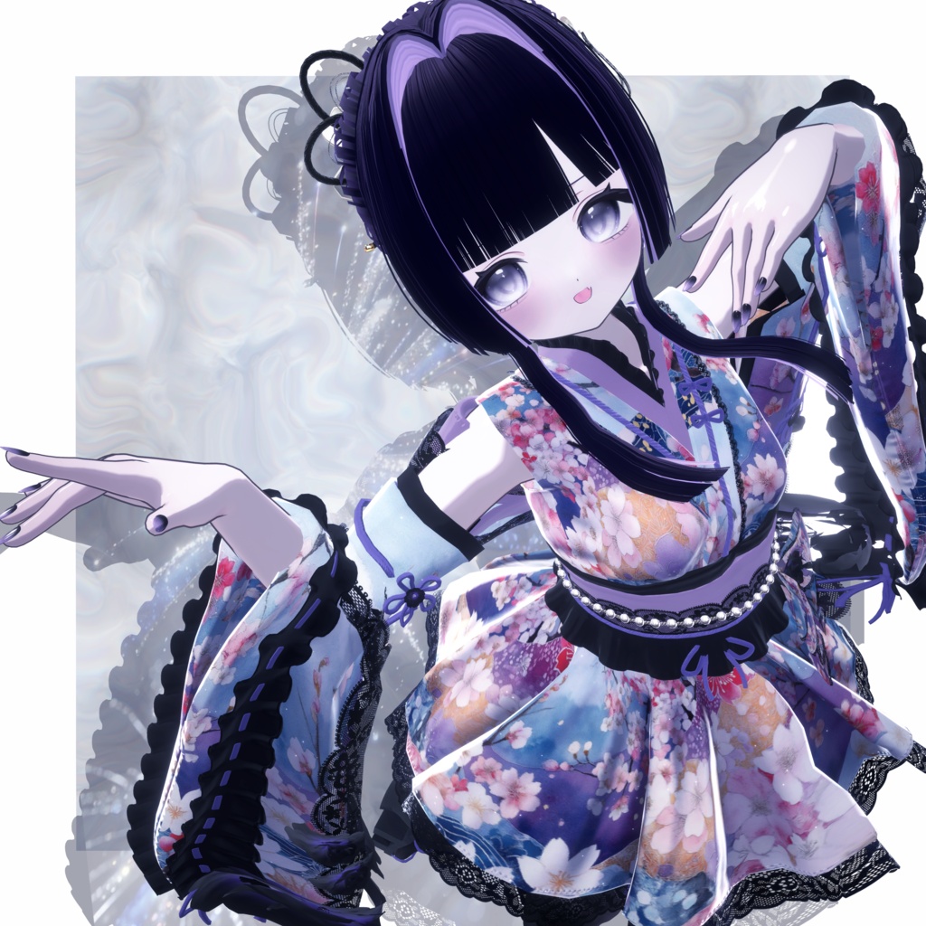 【24アバター対応】宵結‐YOIMUSUBI‐【VRChat想定】