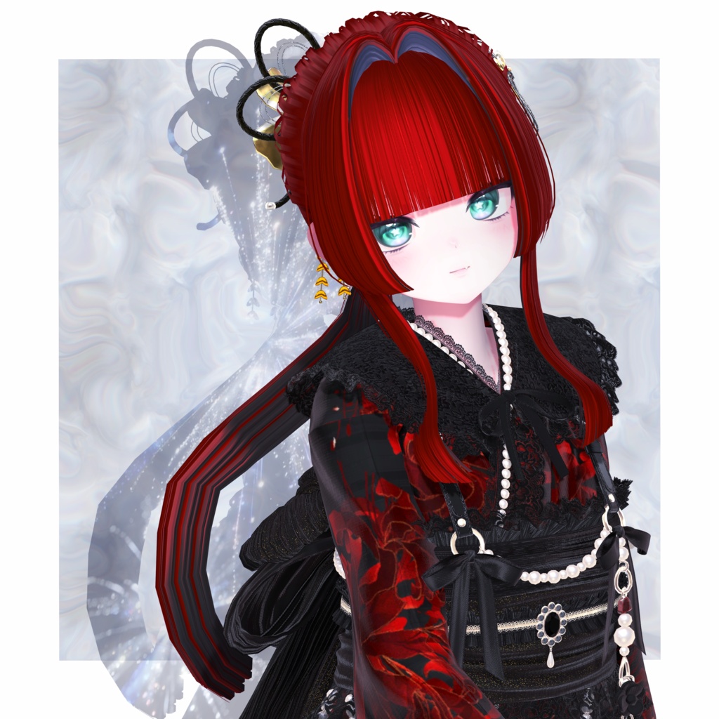 【24アバター対応】宵結‐YOIMUSUBI‐【VRChat想定】