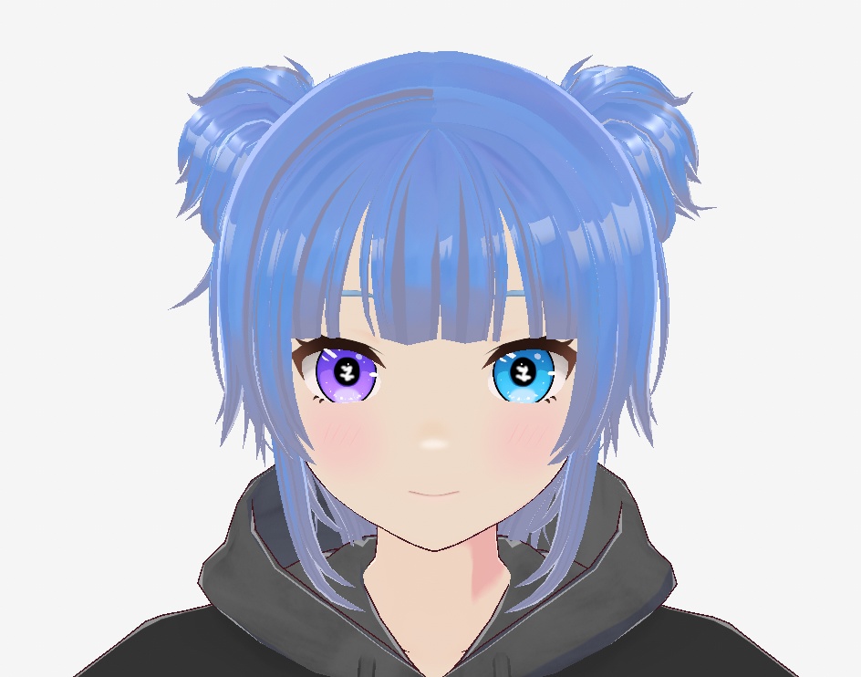 Unique Aesthetic Blue Hair ユニークな美的ブルーヘア