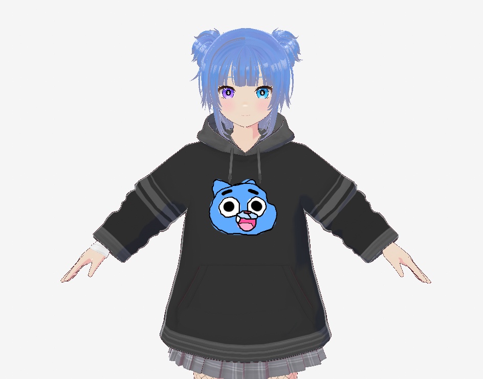 [VRoid] Custom Made Gumball Hoodie カスタムメイドガムボールパーカー
