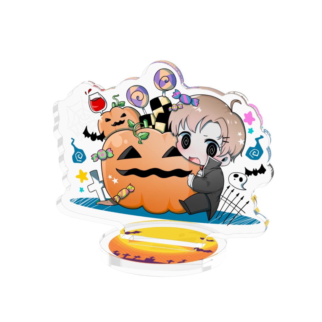 ハロウィンふうとアクスタ