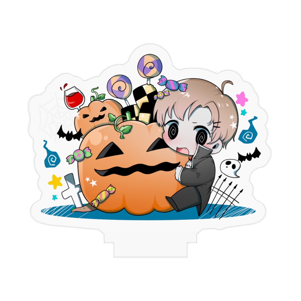ハロウィンふうとアクスタ