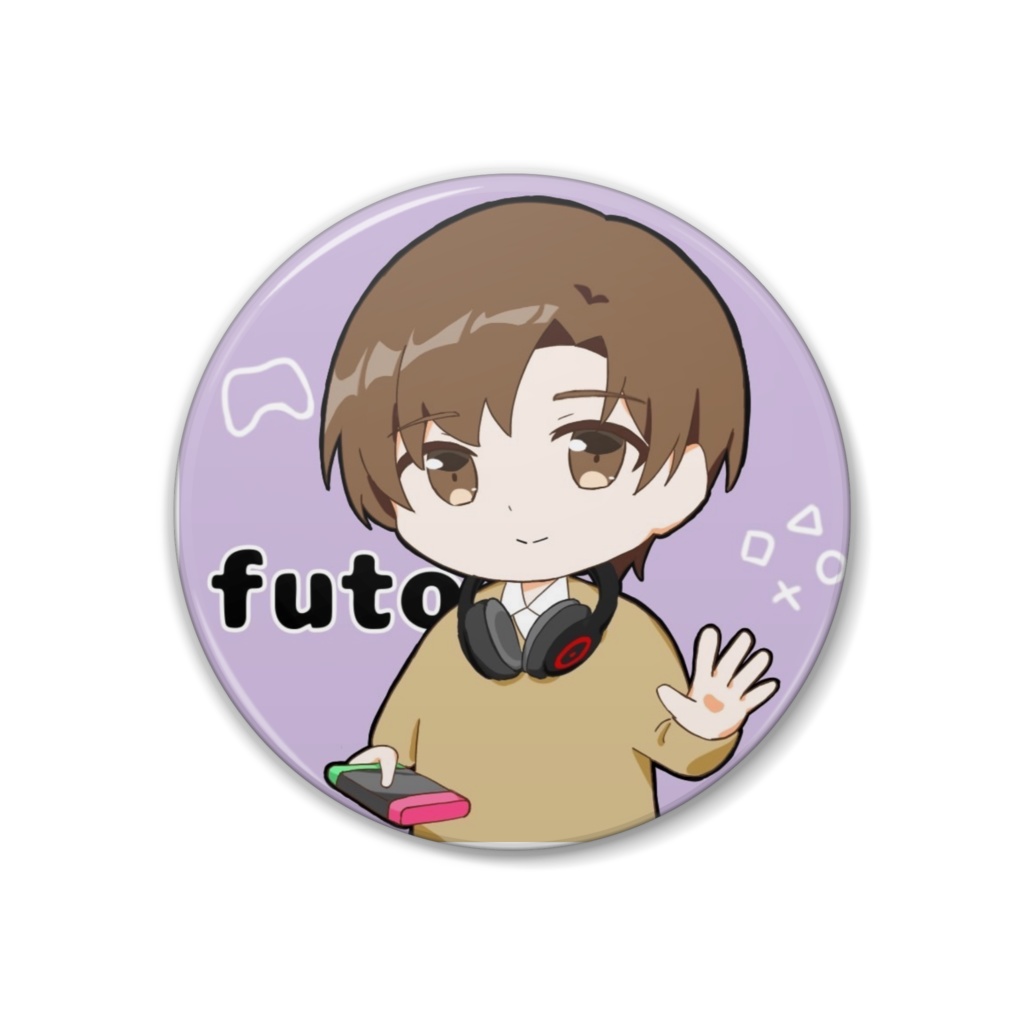 ふうと缶バッジ