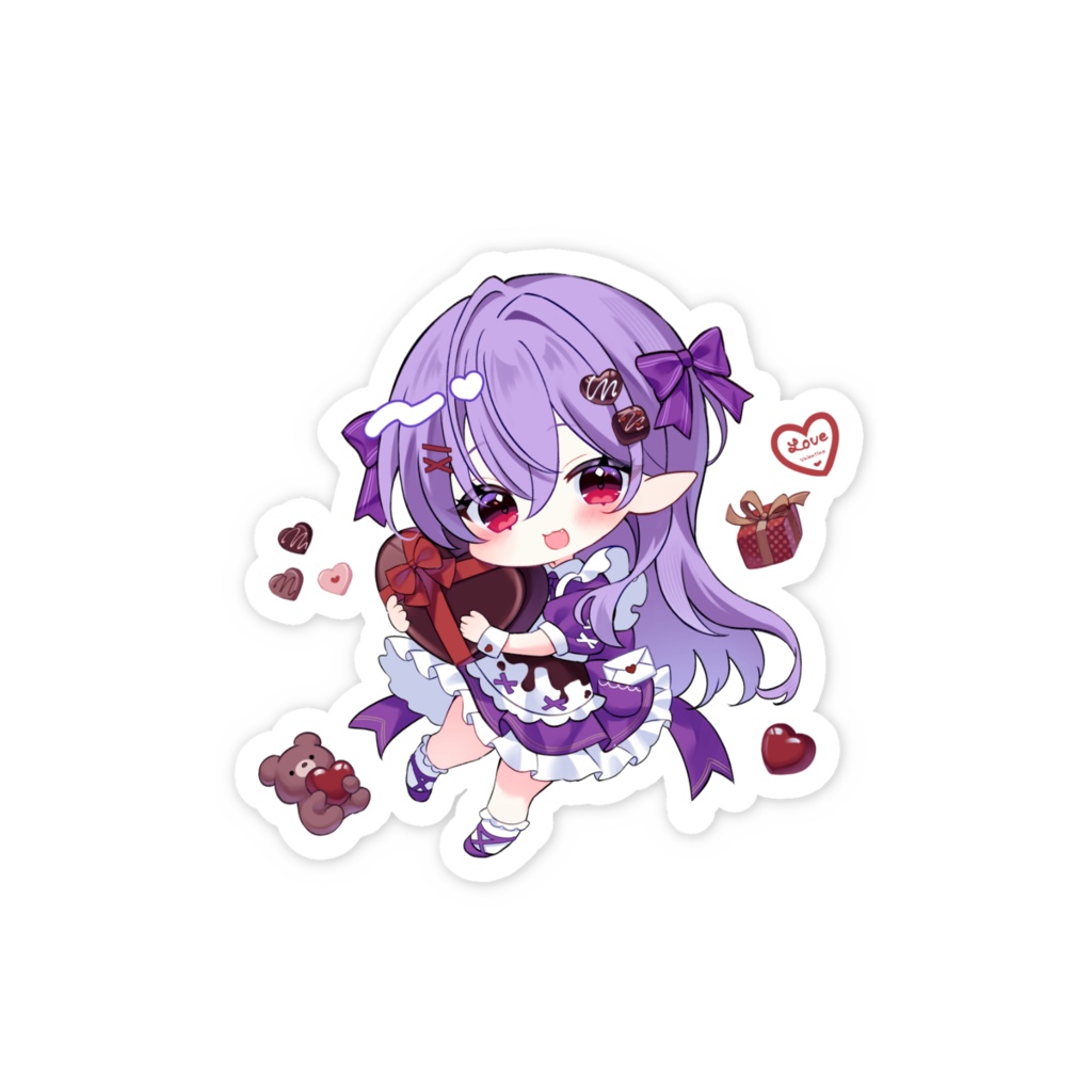 【2026バレンタイン】スマホステッカー