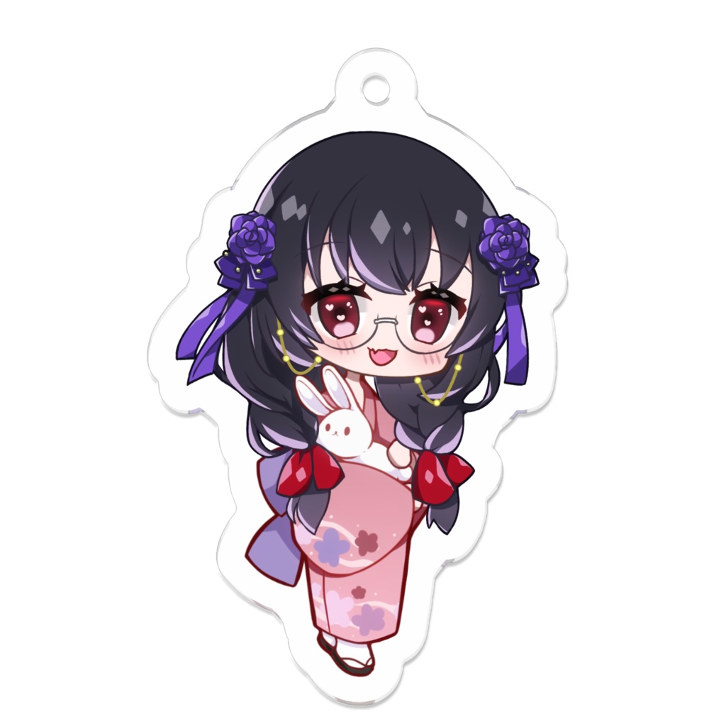 憑纏500人記念&十五夜記念アクリルキーホルダー