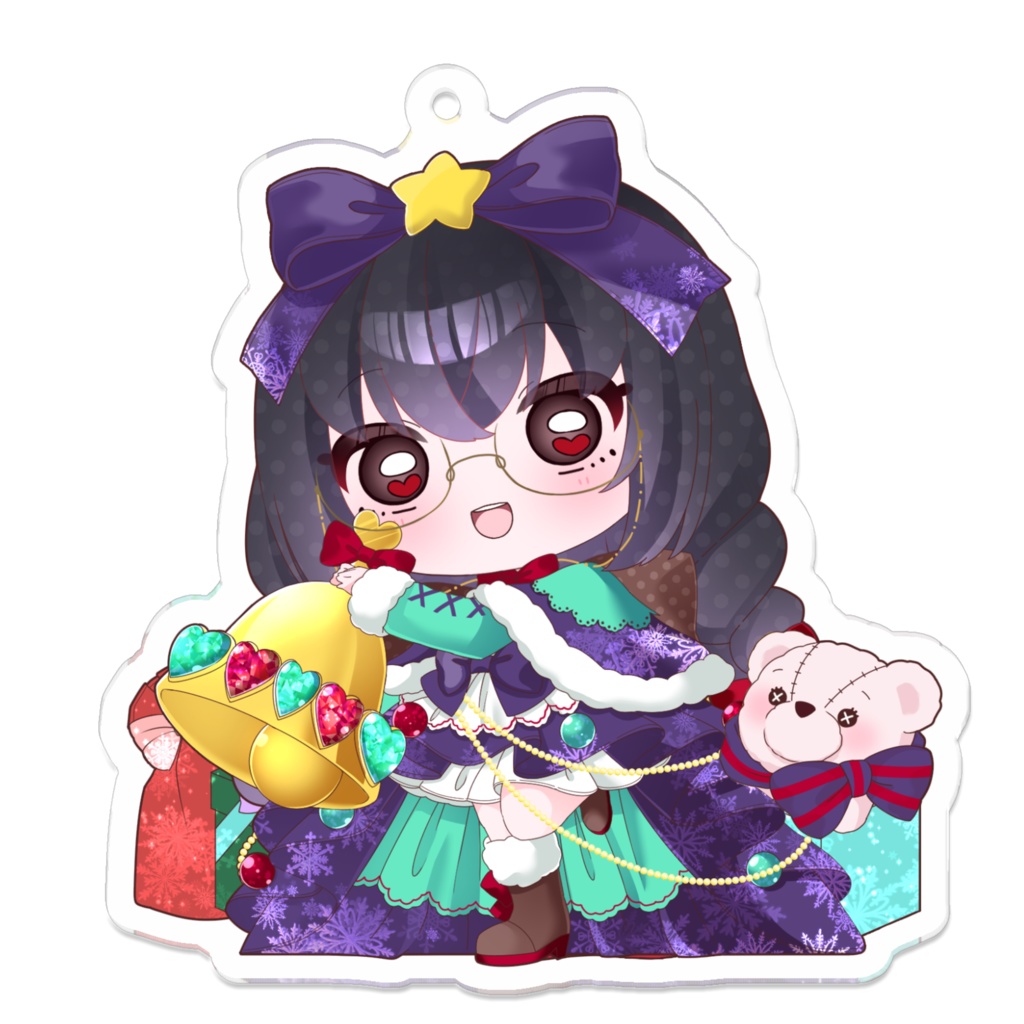 憑纏ツリークリスマスSDBIGアクリルキーホルダー