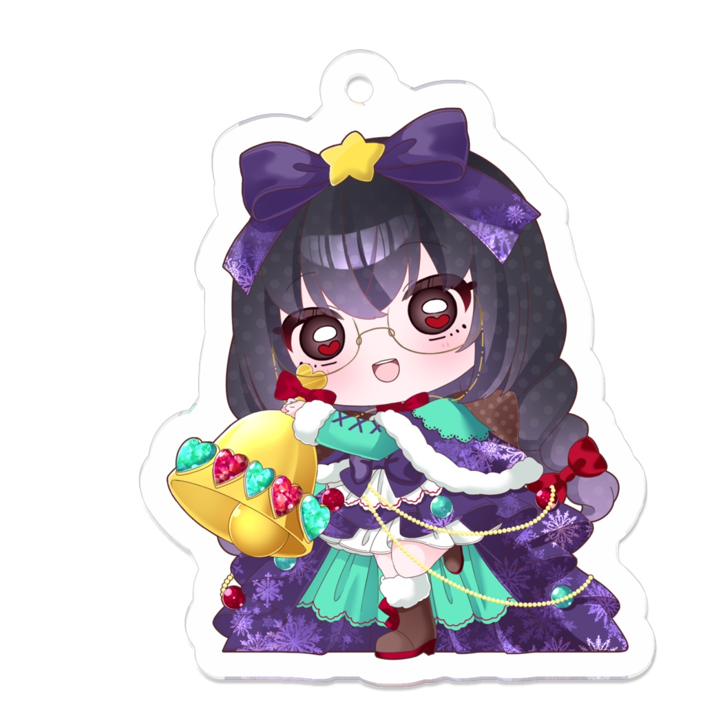 憑纏ツリークリスマスアクリルキーホルダー