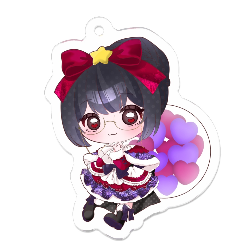 憑纏サンタクリスマスSDアクリルキーホルダー