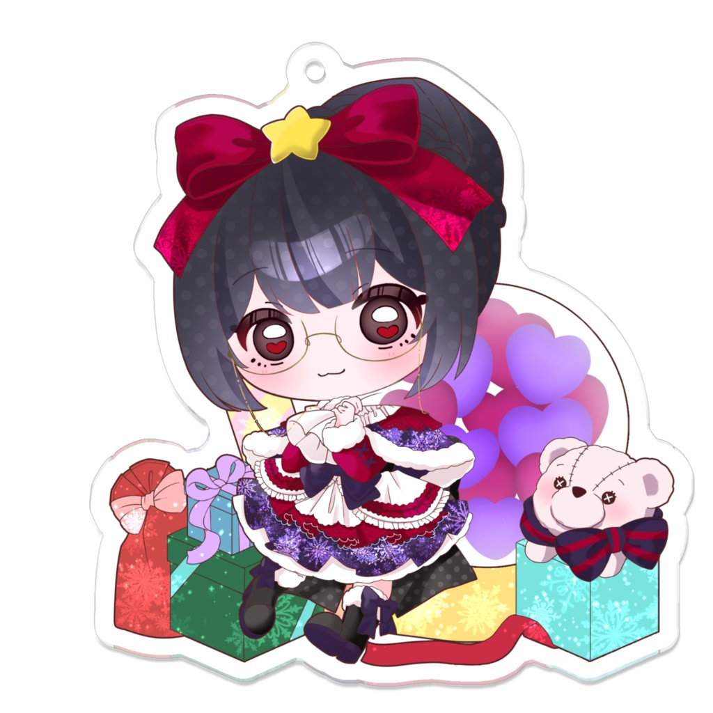 憑纏サンタクリスマスSDBIGアクリルキーホルダー
