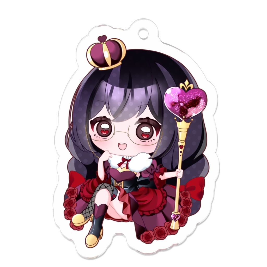 憑纏赤の女王SDアクリルキーホルダー